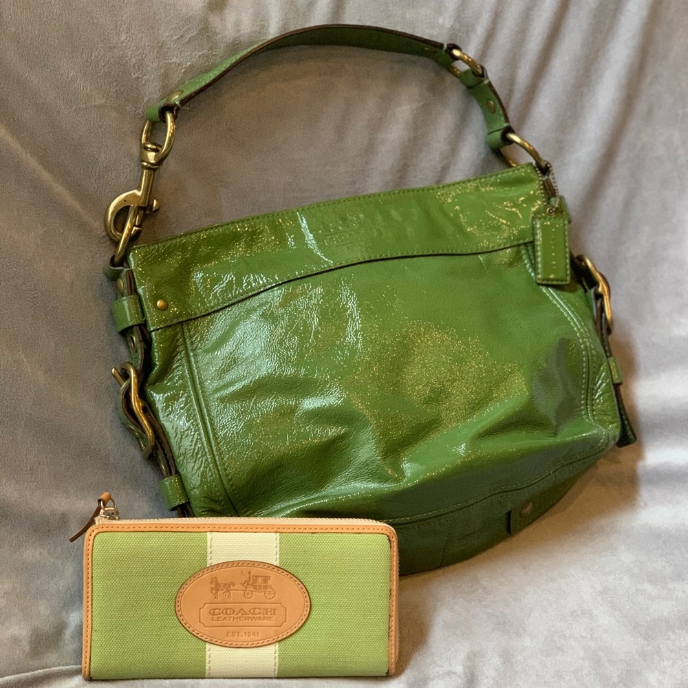 Coach purse and wallet
